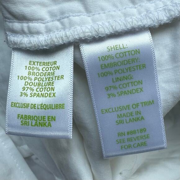 Lilly Pulitzer Shell Skort Size 2 Small Coastal Boho Preppy Cotton Mini - Picture 7 of 10